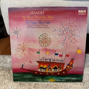Handel The Royal Fireworks Music + The Water Music Suite Vinyl Record